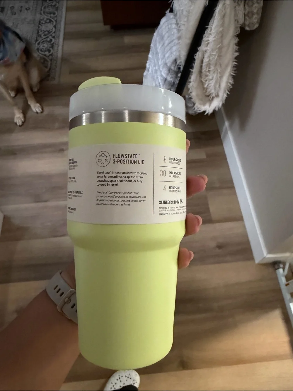 Stanley Quencher H2.0 Tumbler in Lime